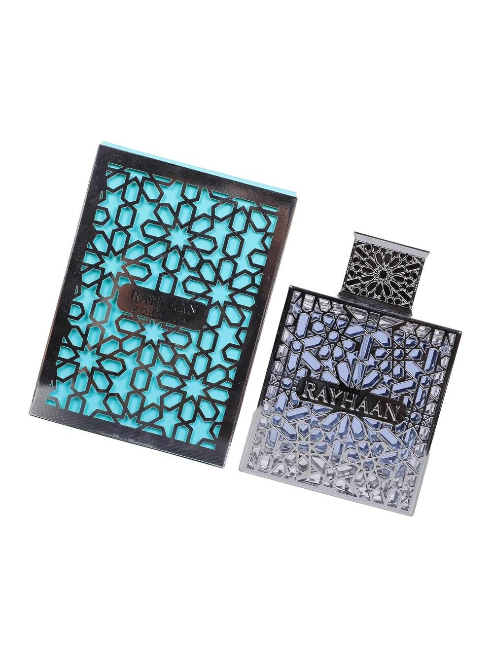 Rayhaan Aquatica EDP Fresh Marine Citrus Long Lasting Fragrance Men 3.4 oz - Picture 3 of 4